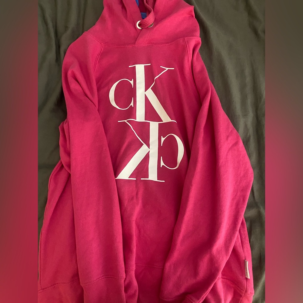 Pink Calvin Klein sweatshirt